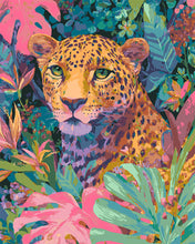 Load image into Gallery viewer, Paint by numbers kit Tropical Leopard Figured'Art