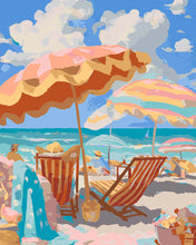 Load image into Gallery viewer, Paint by numbers kit Pastel Beach Figured'Art