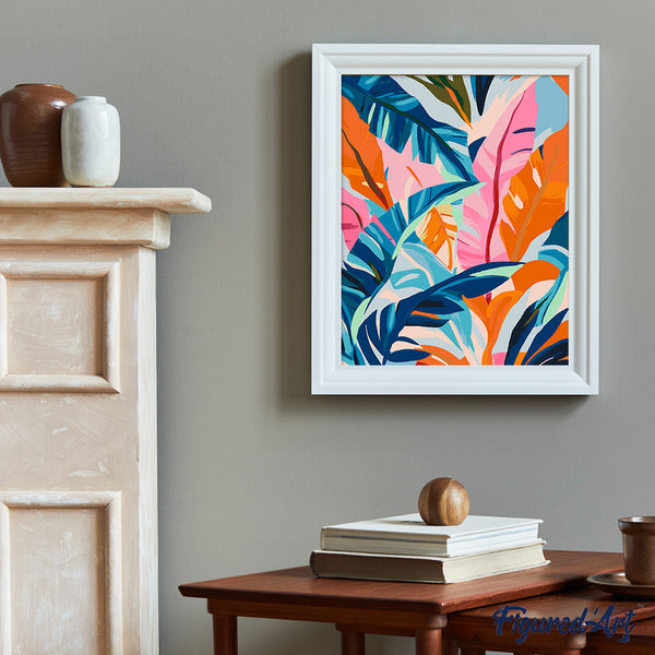 Colorful Banana Leaves