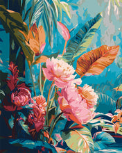 Load image into Gallery viewer, Paint by numbers kit Jungle Blossoms Figured'Art