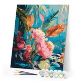 Paint by numbers kit Jungle Blossoms Figured'Art