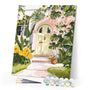 Paint by numbers kit Doorway of Flowers Figured'Art