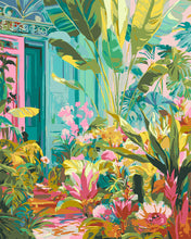 Load image into Gallery viewer, Paint by numbers kit Tropical Doorway Figured'Art