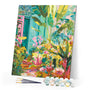 Paint by numbers kit Tropical Doorway Figured'Art