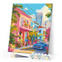 Paint by numbers kit Colorful Street Figured'Art