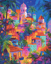 Load image into Gallery viewer, Paint by numbers kit Tropical Dream City Figured'Art
