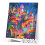 Paint by numbers kit Tropical Dream City Figured'Art