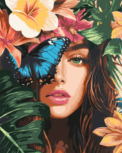 Load image into Gallery viewer, Paint by numbers kit Tropical Beauty Figured'Art