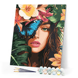 Paint by numbers kit Tropical Beauty Figured'Art
