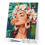 Paint by numbers kit Island Queen Figured'Art