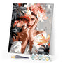 Paint by numbers kit Floral Girl Portrait Figured'Art