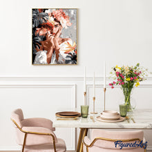 Load image into Gallery viewer, Floral Girl Portrait