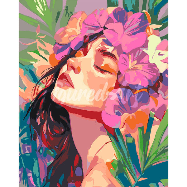 Floral Pretty Girl