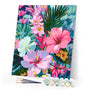 Paint by numbers kit Hibiscus Garden Figured'Art