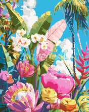 Load image into Gallery viewer, Paint by numbers kit Colorful Tropical Garden Figured'Art