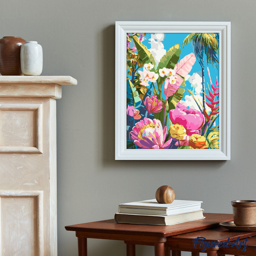 Colorful Tropical Garden