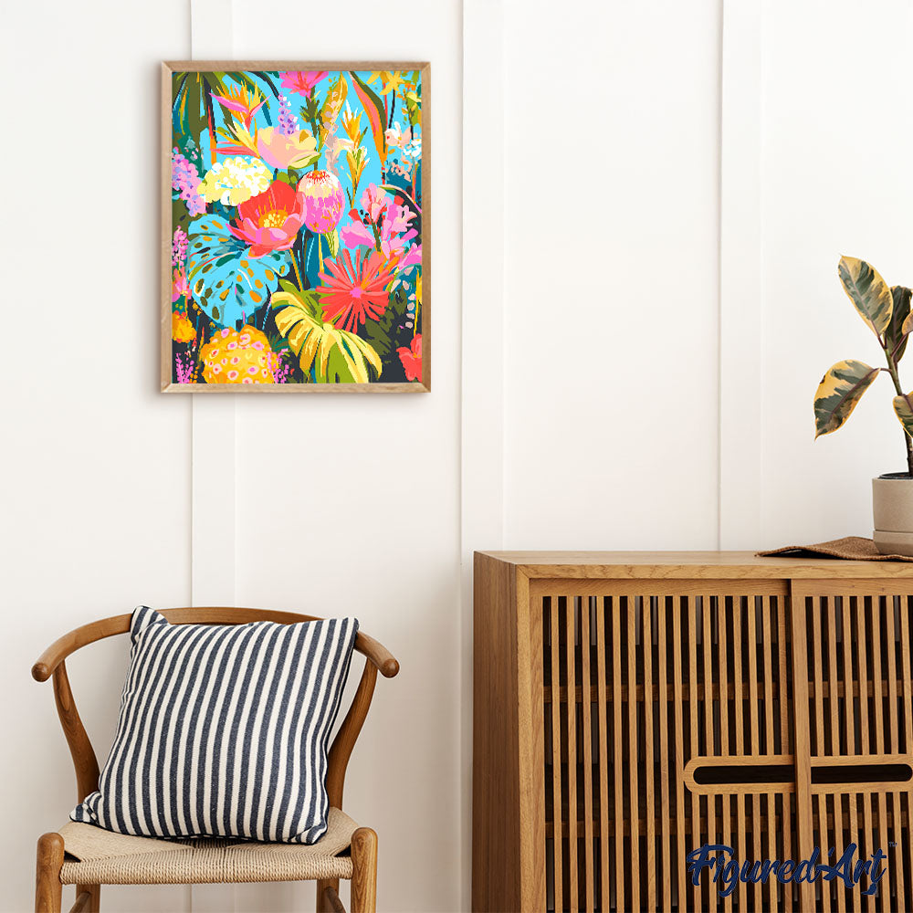 Vivid Tropical Garden