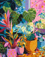 Load image into Gallery viewer, Paint by numbers kit Indoor Plant Corner Figured'Art