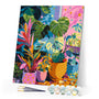 Paint by numbers kit Indoor Plant Corner Figured'Art