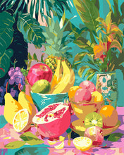 Load image into Gallery viewer, Paint by numbers kit Tropical Fruit Table Figured'Art