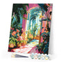 Paint by numbers kit Garden Archway Figured'Art