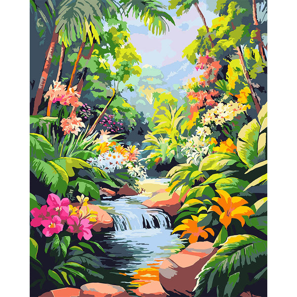 Tropical Waterfall