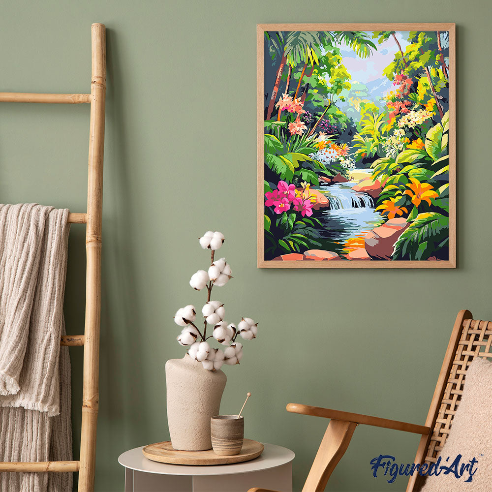 Tropical Waterfall