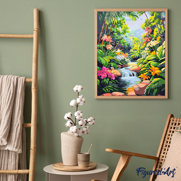Tropical Waterfall