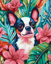 Load image into Gallery viewer, Paint by numbers kit Tropical Pup Figured'Art