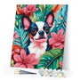 Paint by numbers kit Tropical Pup Figured'Art
