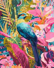 Load image into Gallery viewer, Paint by numbers kit Tropical Blue Bird Figured'Art