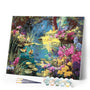 Paint by numbers kit Floral Lake Figured'Art