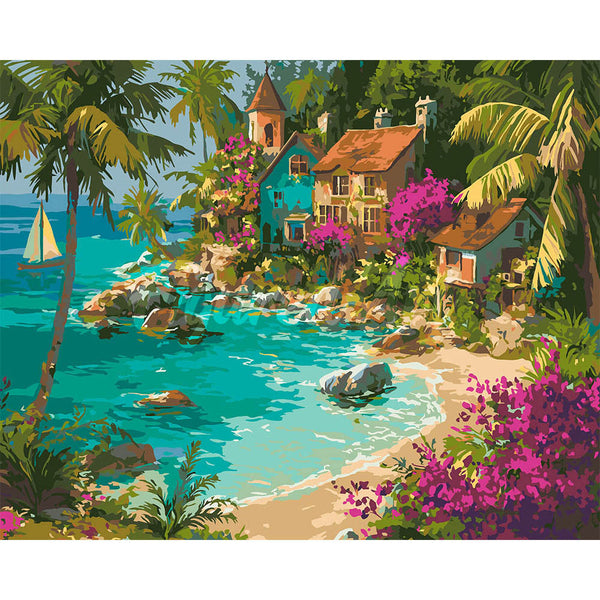Tropical Seaside Village