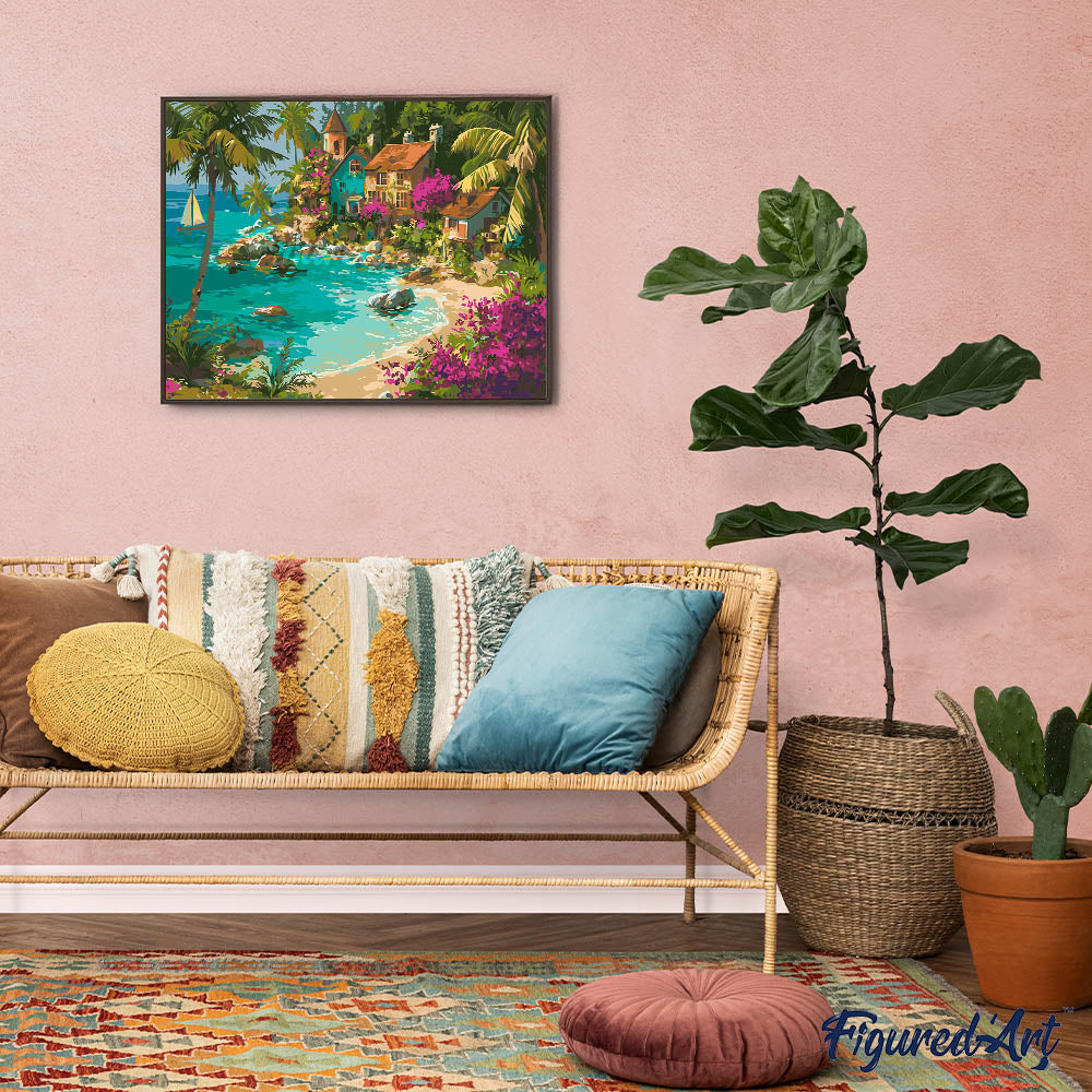 Tropical Seaside Village