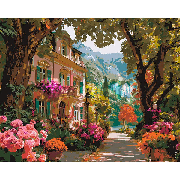 Lakeside Villa in Bloom