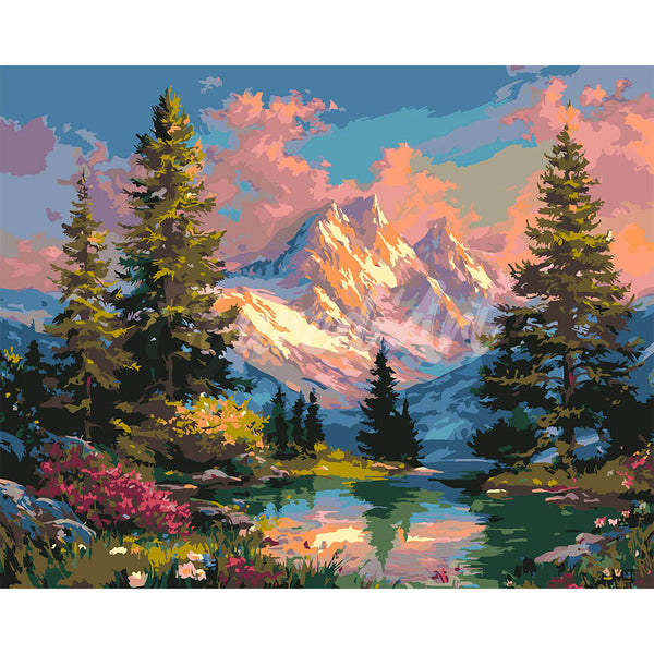 Alpine Sunset Glow