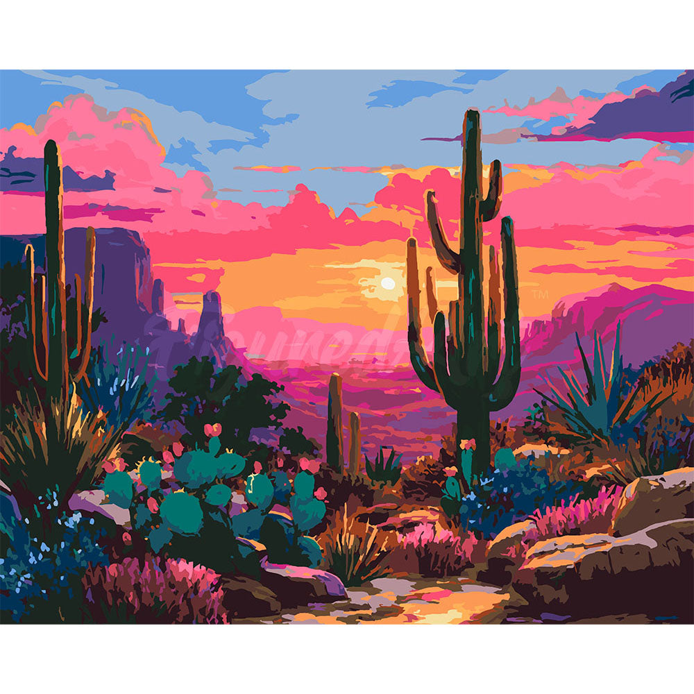 Colorful Desert Landscape