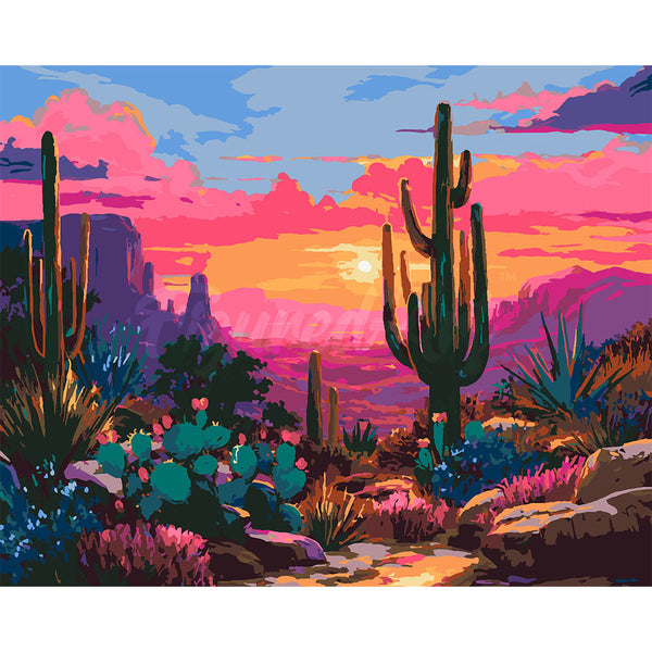 Colorful Desert Landscape