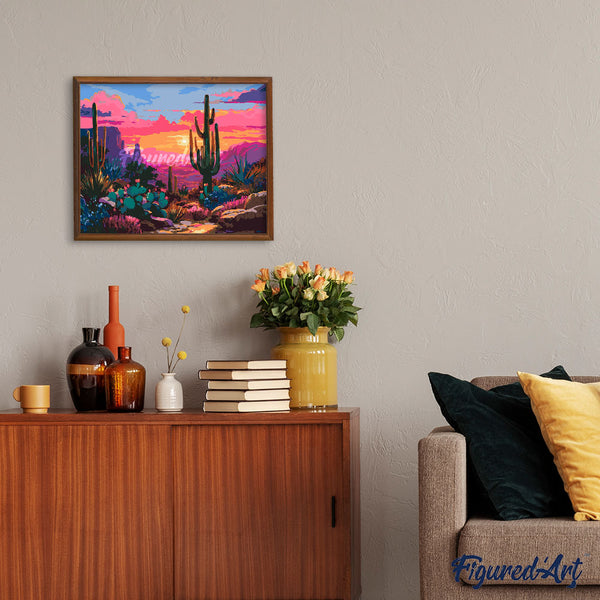 Colorful Desert Landscape