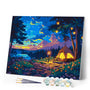 Paint by numbers kit Starlit Camping Night Figured'Art