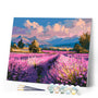 Paint by numbers kit Lavender Fields at Dusk Figured'Art