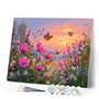 Paint by numbers kit Sunset Among Wildflowers Figured'Art