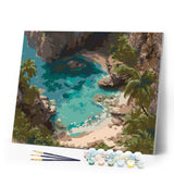 Paint by numbers kit The Hidden Cove Figured'Art