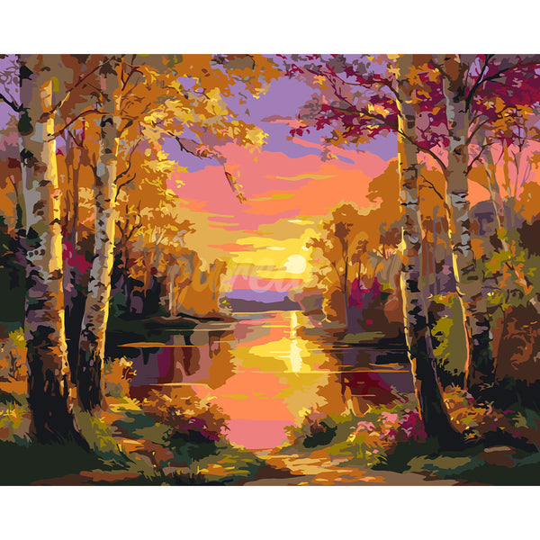 Radiant Birch Lake