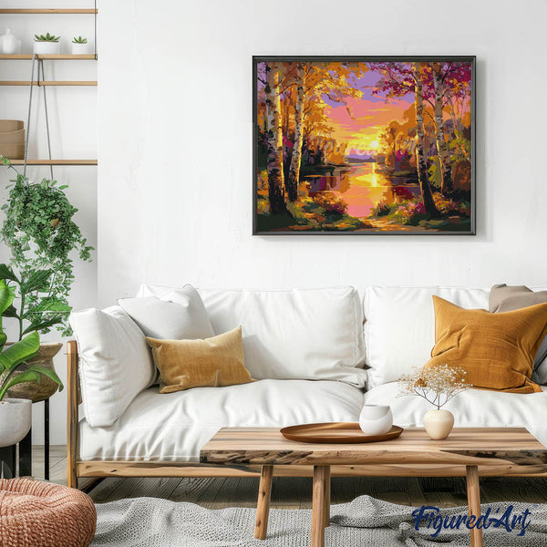Radiant Birch Lake