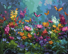 Load image into Gallery viewer, Paint by numbers kit Colorful Butterfly Garden Figured'Art