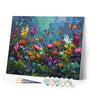 Paint by numbers kit Colorful Butterfly Garden Figured'Art