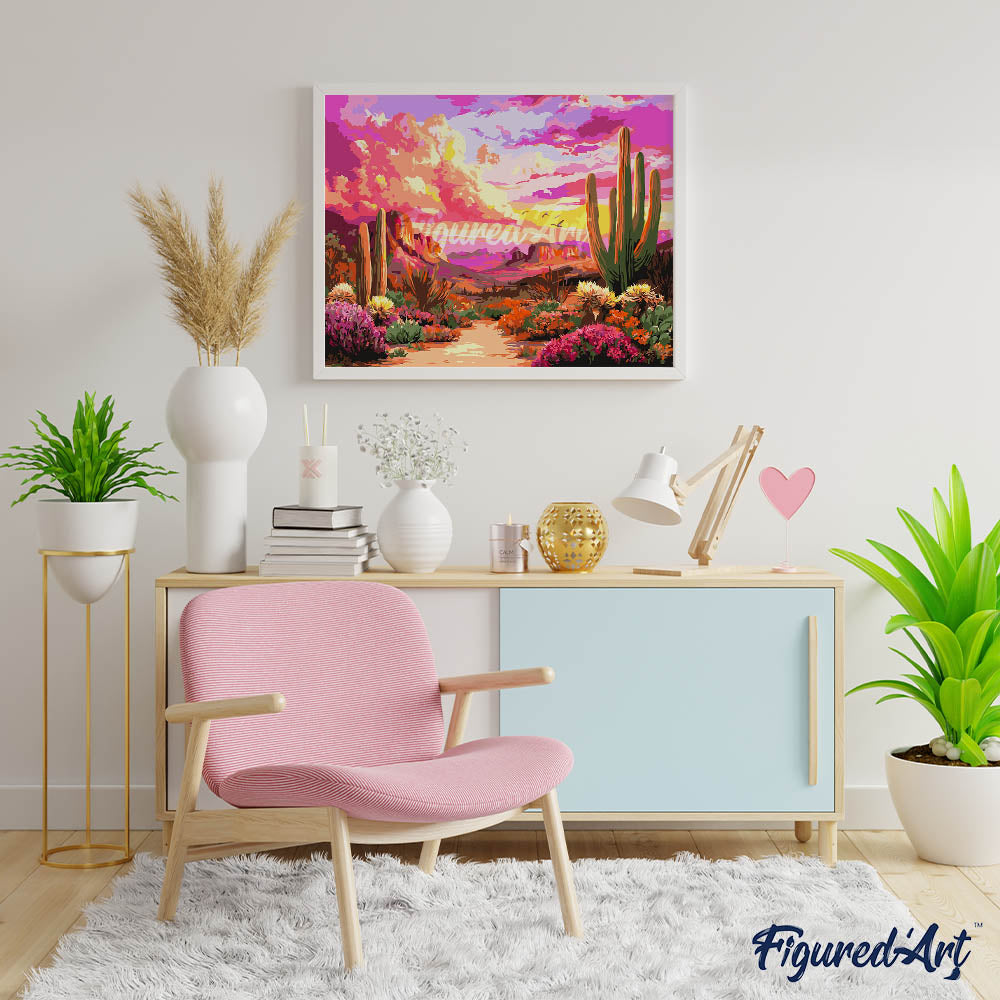Cactus Valley at Sunset