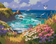 Load image into Gallery viewer, Paint by numbers kit Oceanview in Bloom Figured'Art