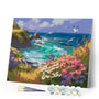 Paint by numbers kit Oceanview in Bloom Figured'Art